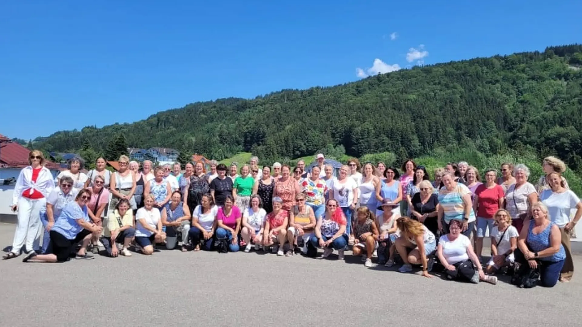 Alle Teilnehmerinnen an der Ü40-Abschlussveranstaltung im Oberallgäu