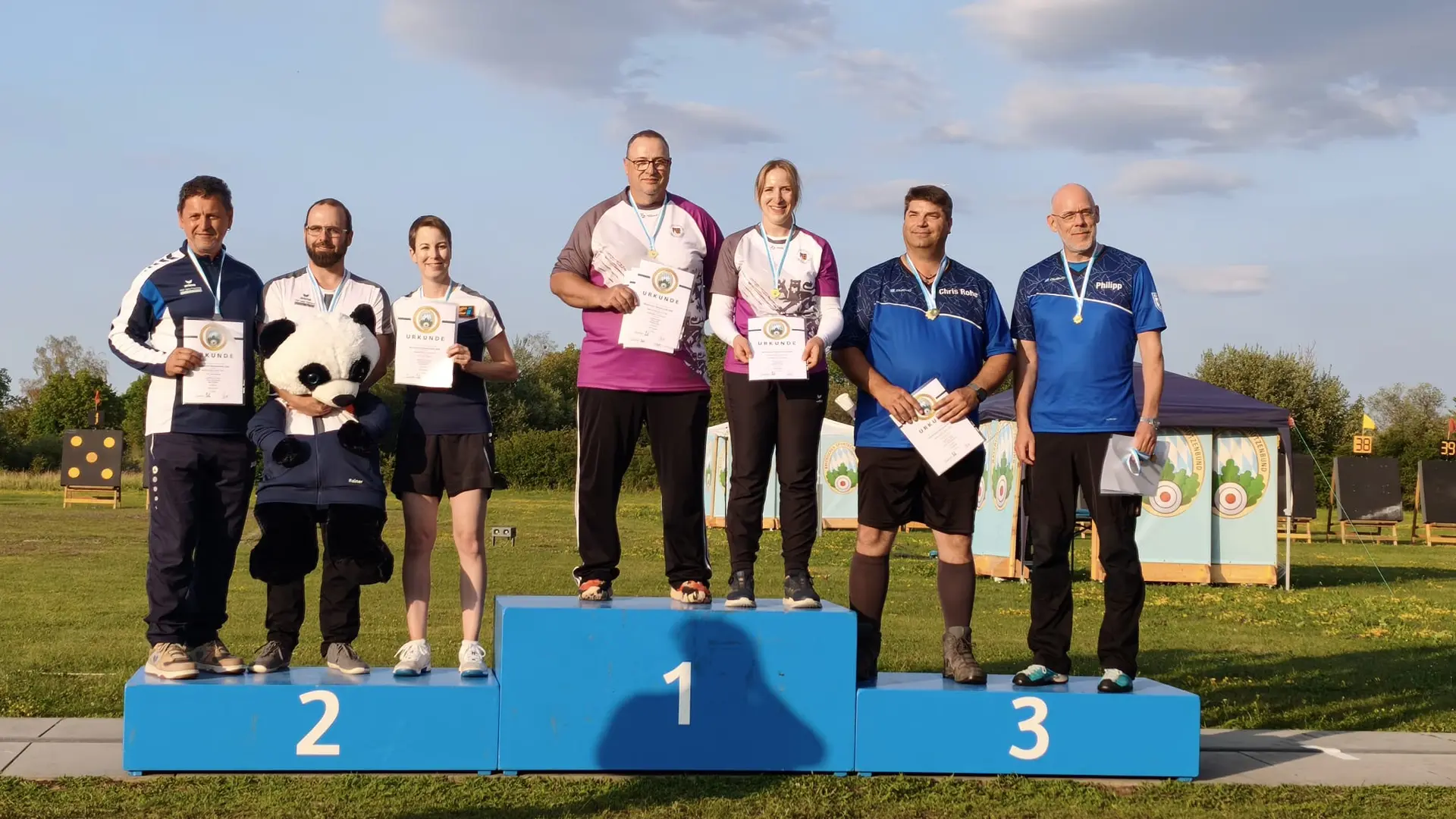 Katharina, Matthias und Tobias werden Bayerische Meister im Team