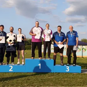 Katharina, Matthias und Tobias werden Bayerische Meister im Team