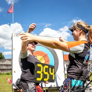 Maria schießt den neuen Deutschen Rekord auf 60m