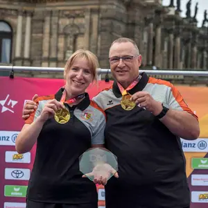 Katharina und Matthias Raab gewinnen Gold bei den Finals 2025 Dreseden im Mixed