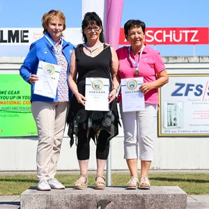 Gabriele Wille (Kgl. priv. SG Sonthofen 1500) wird 3. (KK100m IV/w)